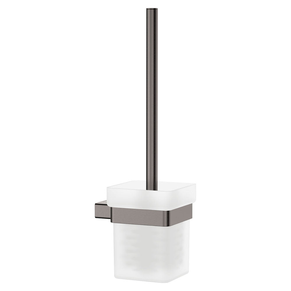 Fienza Tono Toilet Brush and Holder, Gun Metal
