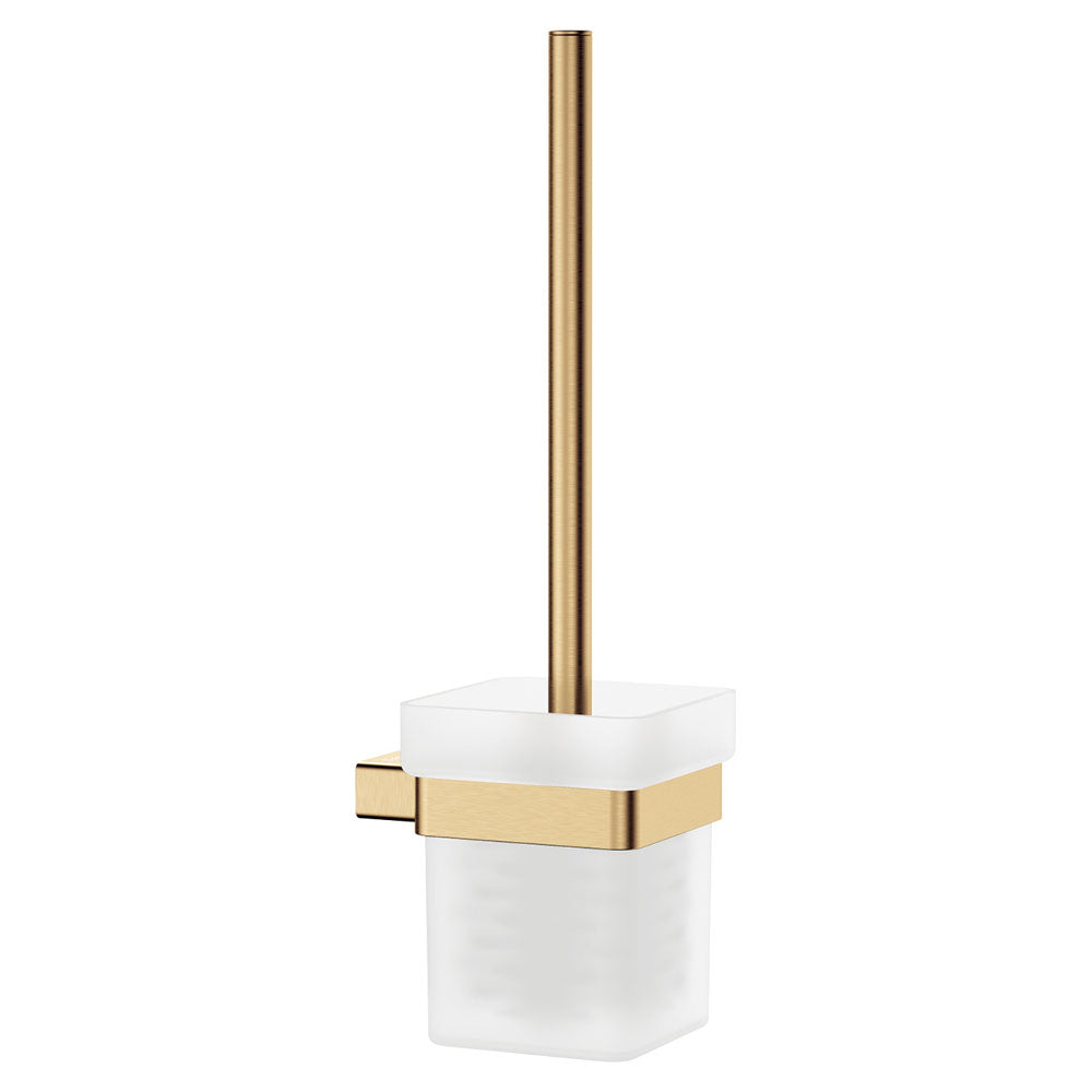 Fienza Tono Toilet Brush and Holder, Urban Brass