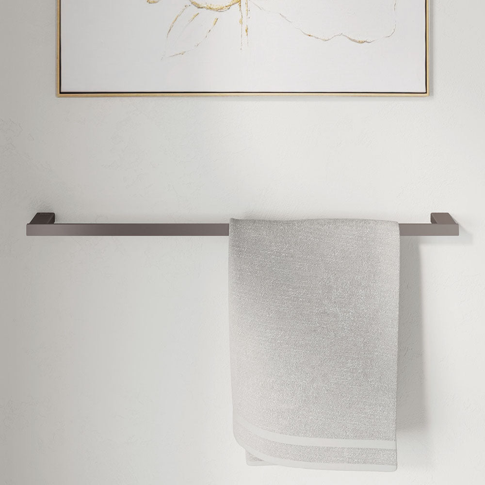 Fienza Tono 610 Single Towel Rail, Gun Metal