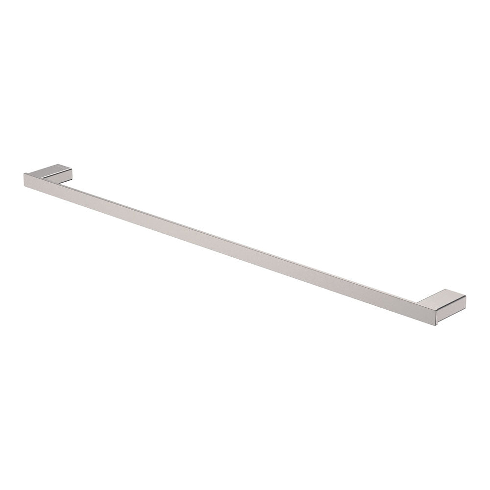 Fienza Tono 810 Single Towel Rail, Brushed Nickel