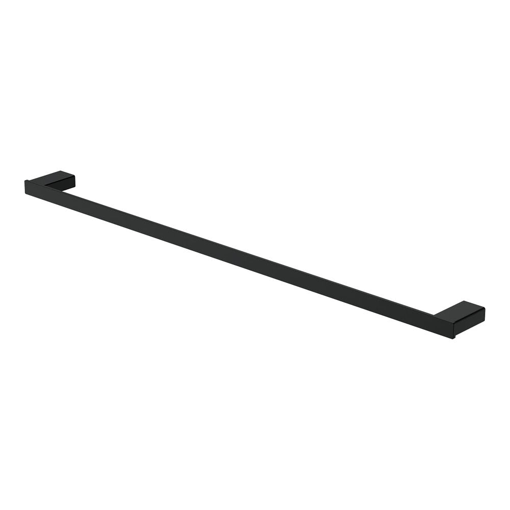 Fienza Tono 810 Single Towel Rail, Matte Black
