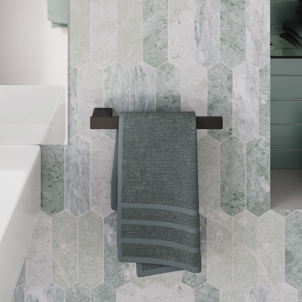 Fienza Tono Hand Towel Holder 250mm, Matte Black