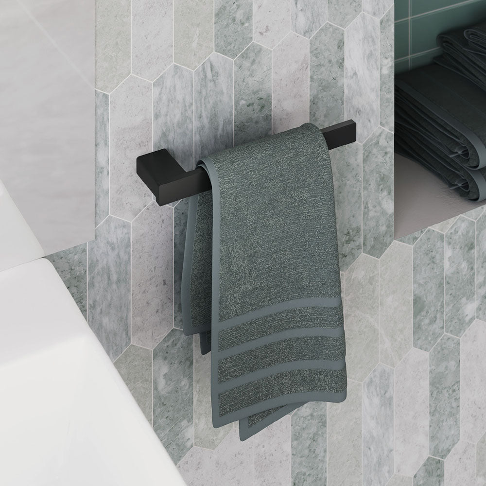 Fienza Tono Hand Towel Holder 250mm, Matte Black
