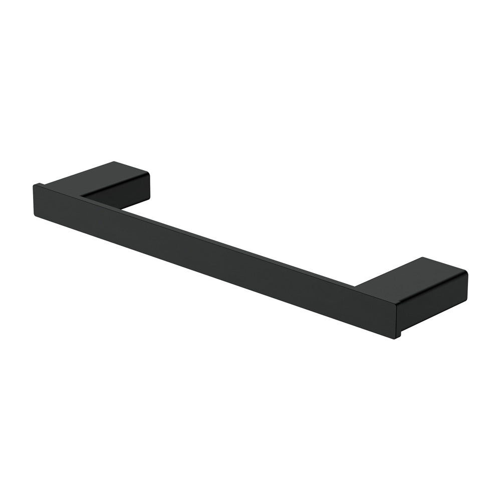 Fienza Tono Single Hand Towel Rail 300mm SS, Matte Black