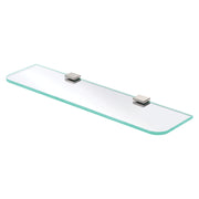 Fienza Tono Glass Shelf 500mm, Brushed Nickel