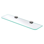 Fienza Tono Glass Shelf 500mm, Gun Metal