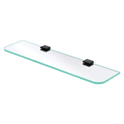 Fienza Tono Glass Shelf 500mm, Matte Black