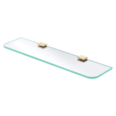 Fienza Tono Glass Shelf 500mm, Urban Brass