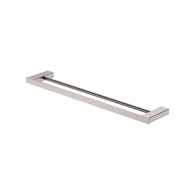 Fienza Tono 610 Double Towel Rail, Brushed Nickel