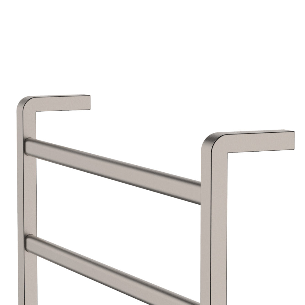 Fienza Tono Heated Towel Rail, 600 x 800mm, Brushed Nickel