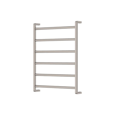 Fienza Tono Heated Towel Rail, 600 x 800mm, Brushed Nickel