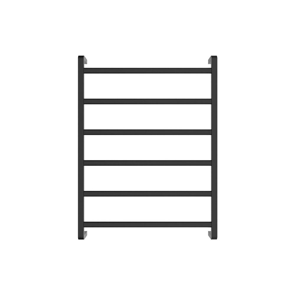 Fienza Tono Heated Towel Rail, 600 x 800mm, Matte Black