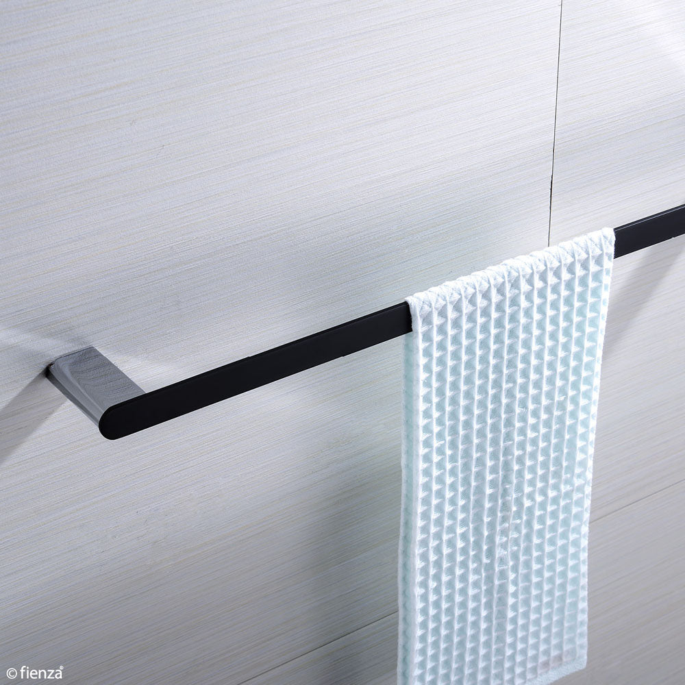 Fienza Lincoln Single Towel Rail 900mm, Mixed Finish