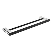 Fienza Lincoln Double Towel Rail 600mm, Mixed Finish