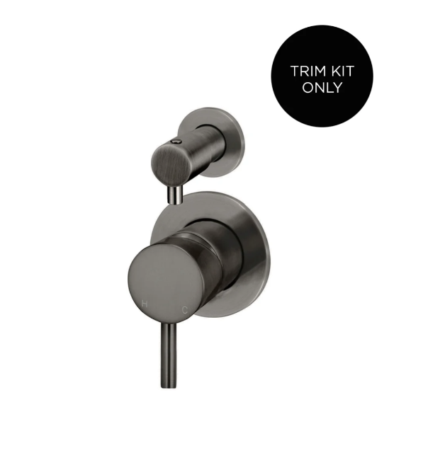 Meir Round Diverter Mixer Finish Kit, Shadow