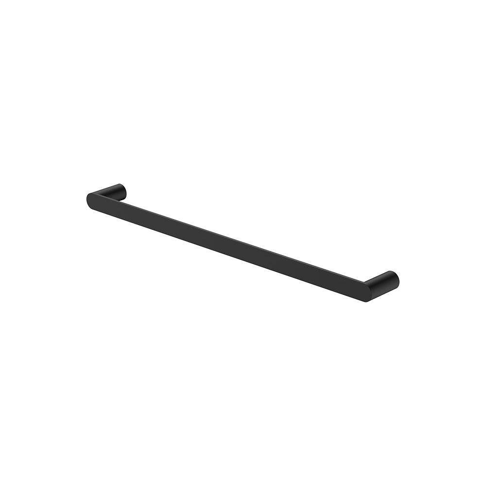 Fienza Empire Slim Single Towel Rail 600mm, Matte Black