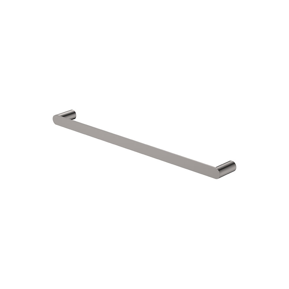 Fienza Empire Slim Single Towel Rail 600mm SS305, Gun Metal