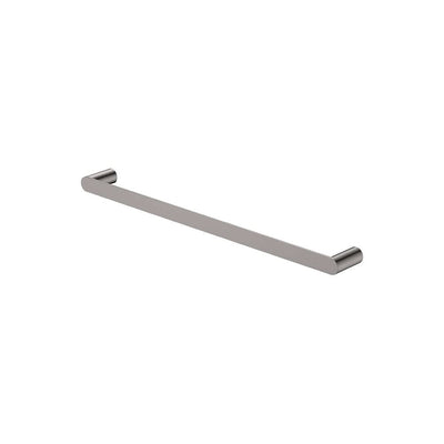 Fienza Empire Slim Single Towel Rail 600mm SS305, Gun Metal