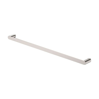 Fienza Empire Slim Single Towel Rail 800mm, Brushed Nickel