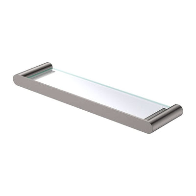 Fienza Empire Slim Shower Shelf Glass, Gun Metal