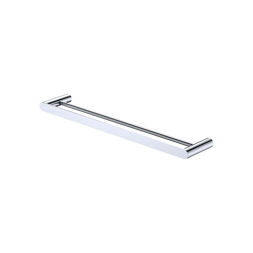 Fienza Empire Slim Double Towel Rail 600mm, Chrome