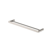 Fienza Empire Slim Double Towel Rail 600mm, Brushed Nickel