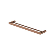 Fienza Empire Slim Double Towel Rail 600mm, Brushed Copper