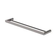 Fienza Empire Slim Double Towel Rail 600mm, Gun Metal