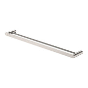 Fienza Empire Slim Double Towel Rail 800mm, Brushed Nickel