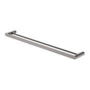 Fienza Empire Slim Double Towel Rail 800mm, Gun Metal