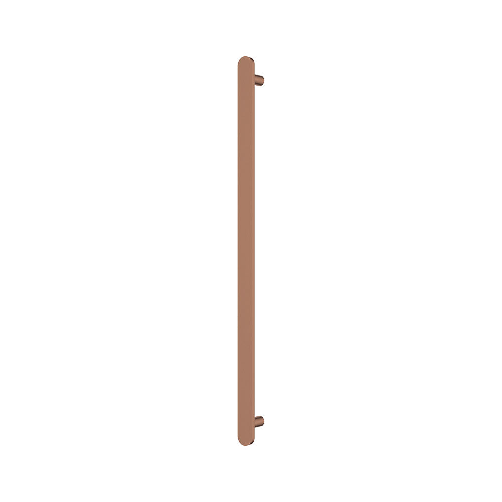 Fienza Empire Slim Vertical Heated Towel Rail, 60 x 900mm, Brushed Copper