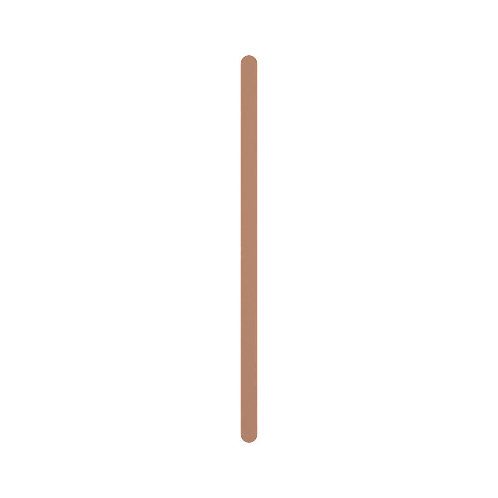 Fienza Empire Slim Vertical Heated Towel Rail, 60 x 900mm, Brushed Copper