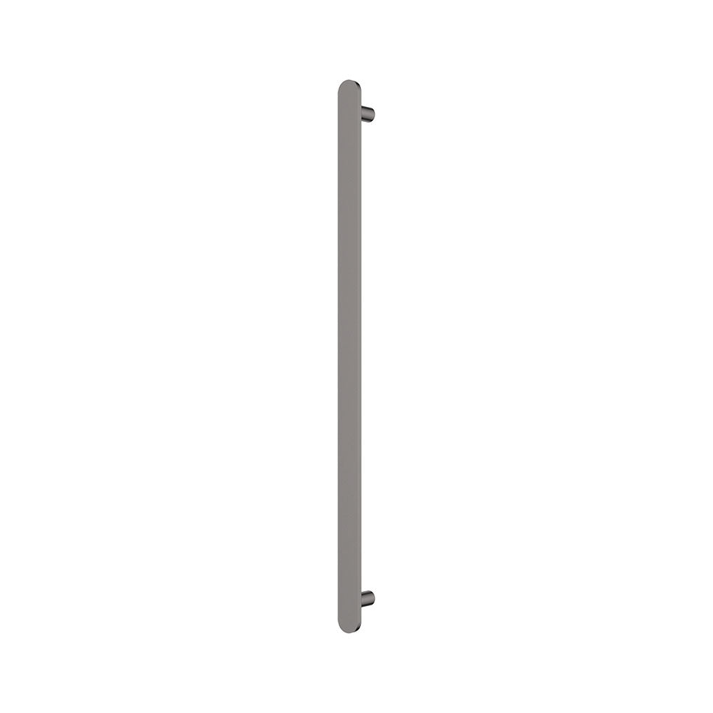 Fienza Empire Slim Vertical Heated Towel Rail, 60 x 900mm, Gun Metal