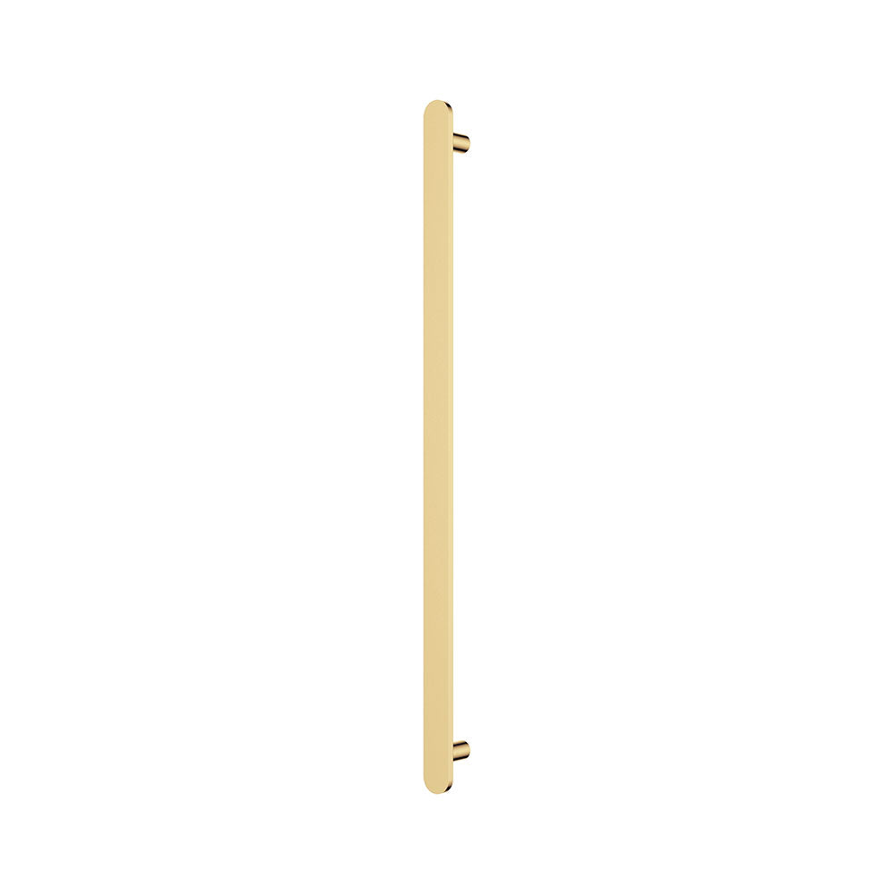 Fienza Empire Slim Vertical Heated Towel Rail, 60 x 900mm, Urban Brass