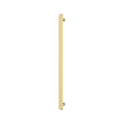 Fienza Empire Slim Vertical Heated Towel Rail, 60 x 900mm, Urban Brass