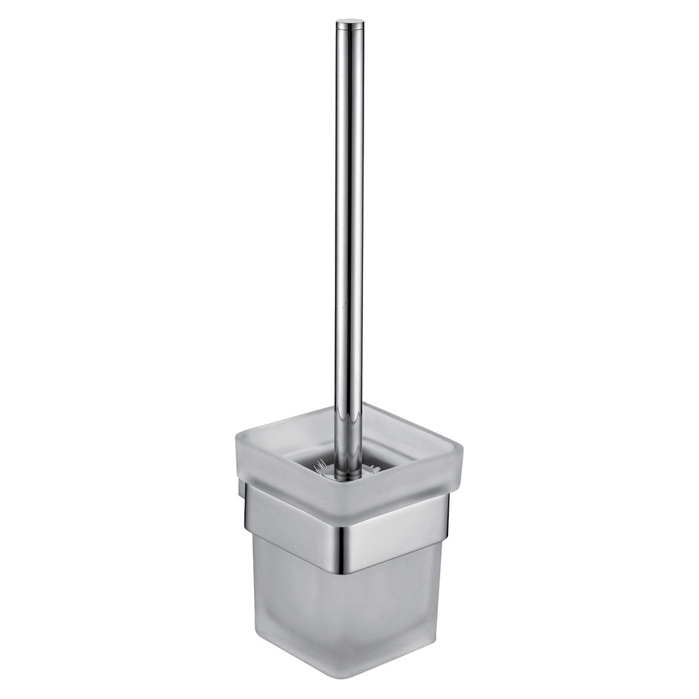 Fienza Koko Toilet Brush and Holder, Chrome