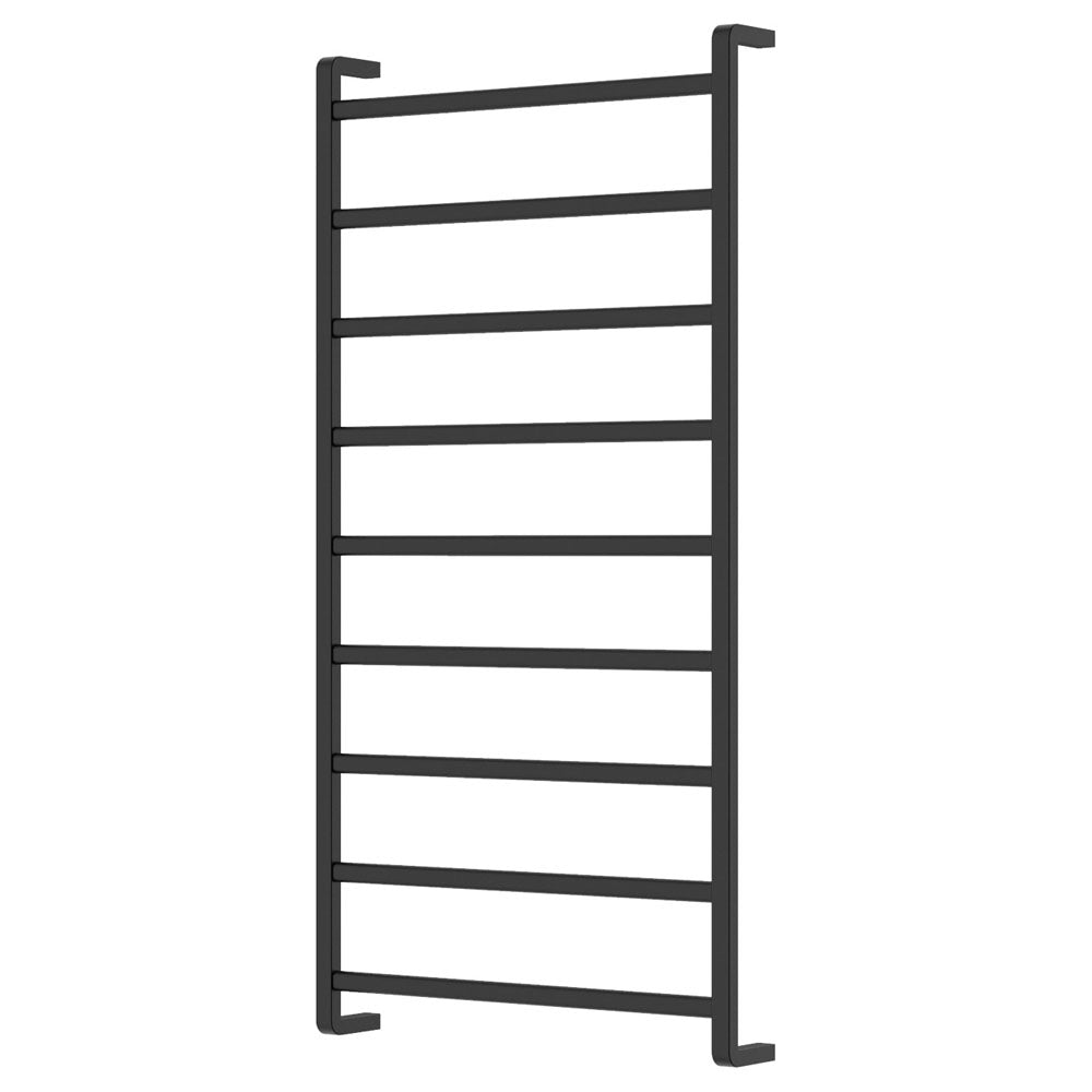 Fienza Koko Heated Towel Rail, 600 x 1200mm, Matte Black