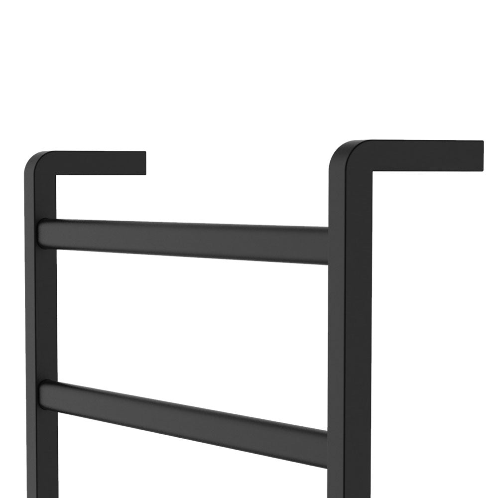 Fienza Koko Heated Towel Rail, 600 x 1200mm, Matte Black