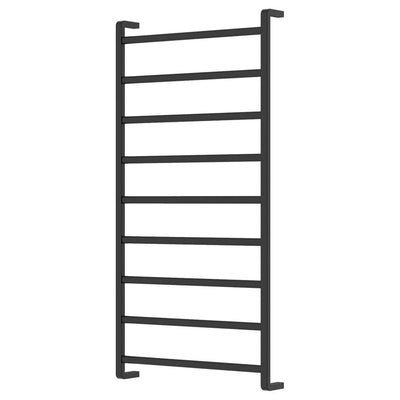 Fienza Koko Heated Towel Rail, 600 x 1200mm, Matte Black