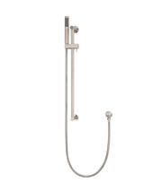 Meir Round Hand Shower on Rail Column, Champagne