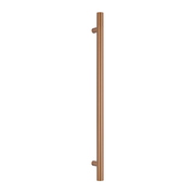 Radiant Heated Vertical towel rail 40 x 950mm Brushed Bronze, BB-VTR-950