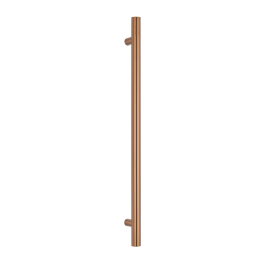 Radiant Heated Vertical towel rail 40 x 950mm Brushed Bronze, BB-VTR-950