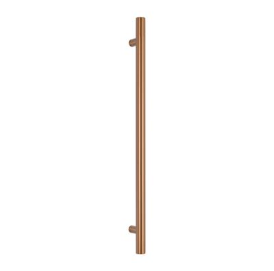 Radiant Vertical Heated Towel Bar - Brushed Bronze - 950mm