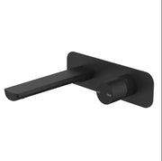 Millennium Finesa Wall Basin Mixer, Matte Black