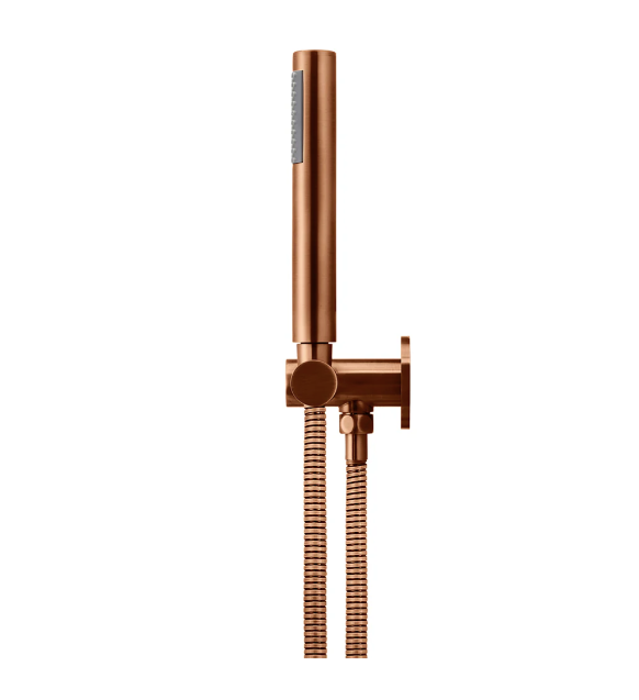 Meir Round Shower on Bracket, Lustre Bronze