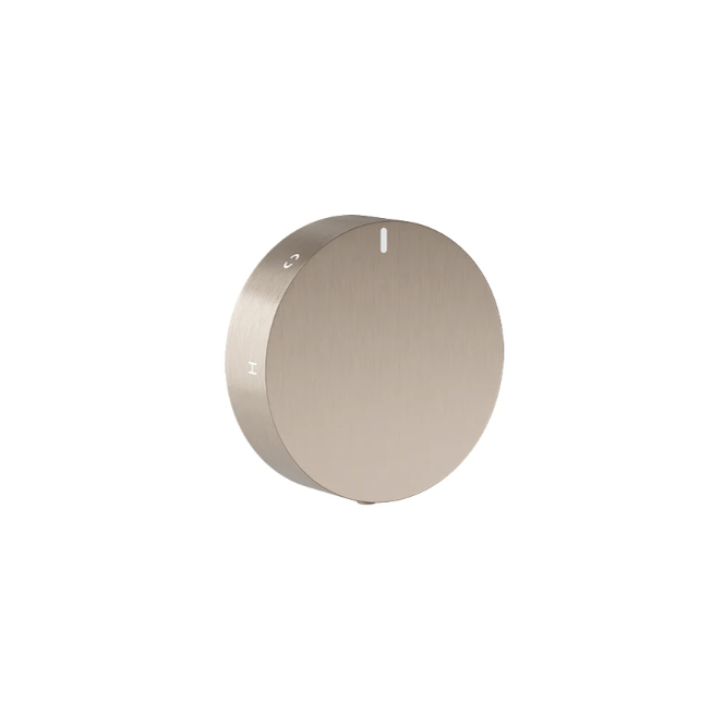Meir Progressive mixer body and handle set, Champagne