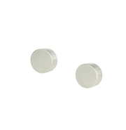 Meir Circular Wall Taps, Brushed Nickel