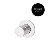 Meir Round Wall Mixer Pinless Handle Finish Kit, Polished Chrome