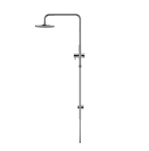 Meir Outdoor Combination Shower Rail SS316, Stainless Steel