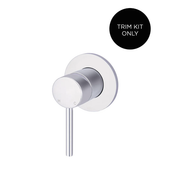 Meir Round Wall Mixer Finish Kit, Polished Chrome